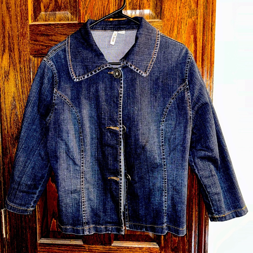 Ethyl Denim Jacket. Size Medium